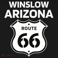 Winslow Arizona Route 66 USA-Made Doggie Bandana thumb 2