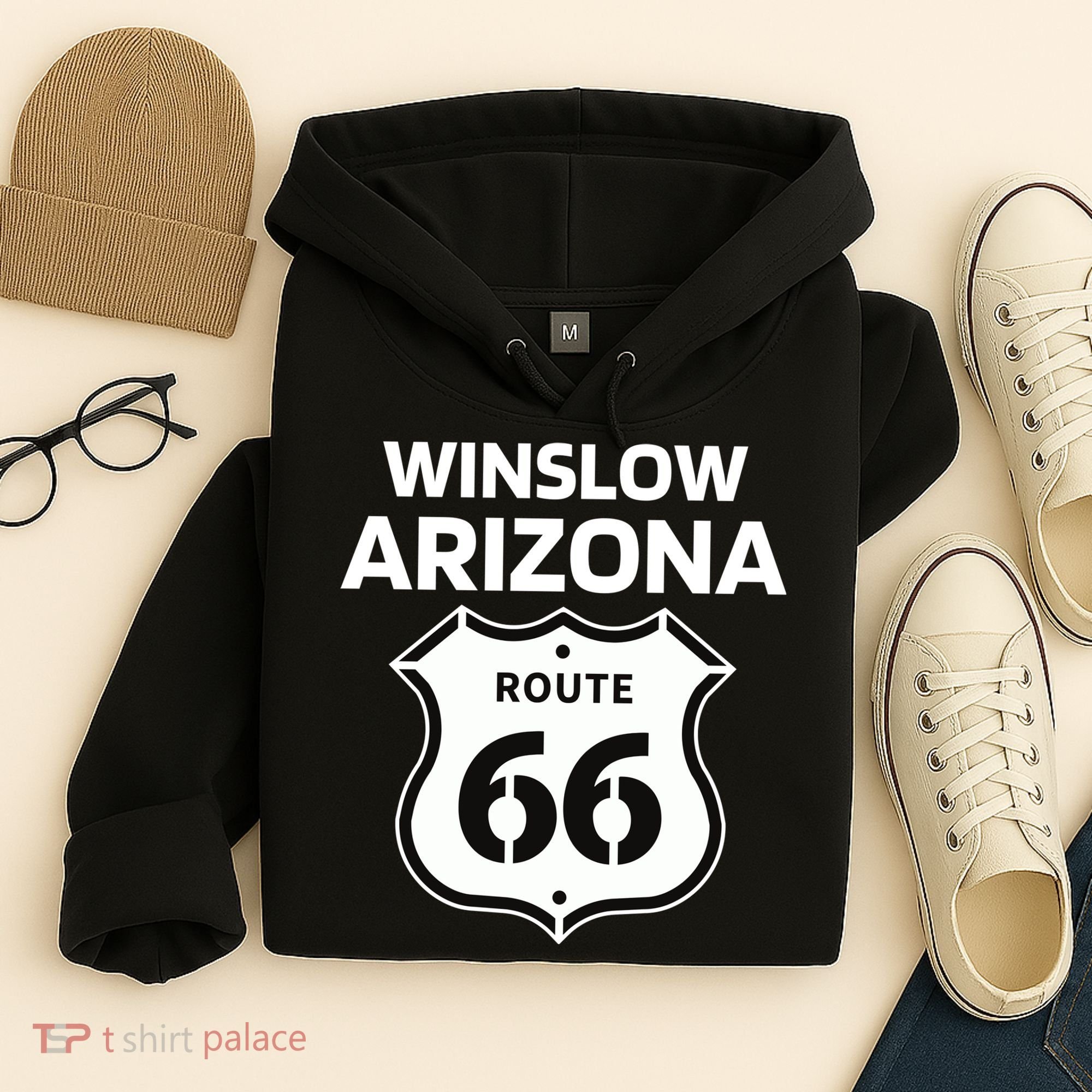 Winslow Arizona Route 66 Hoodie