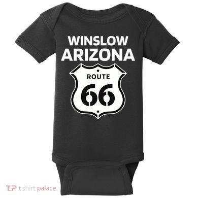 Winslow Arizona Route 66 Baby Bodysuit