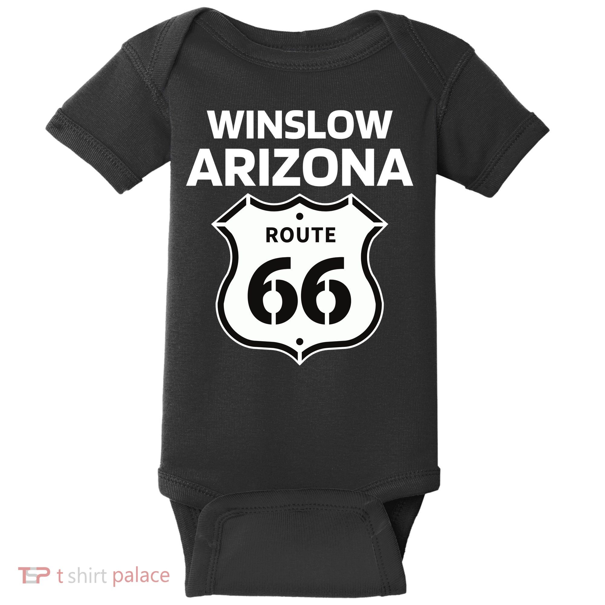Winslow Arizona Route 66 Baby Bodysuit