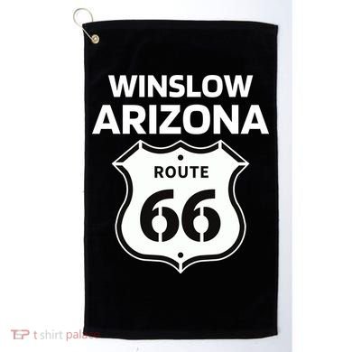 Winslow Arizona Route 66 Golf Towel