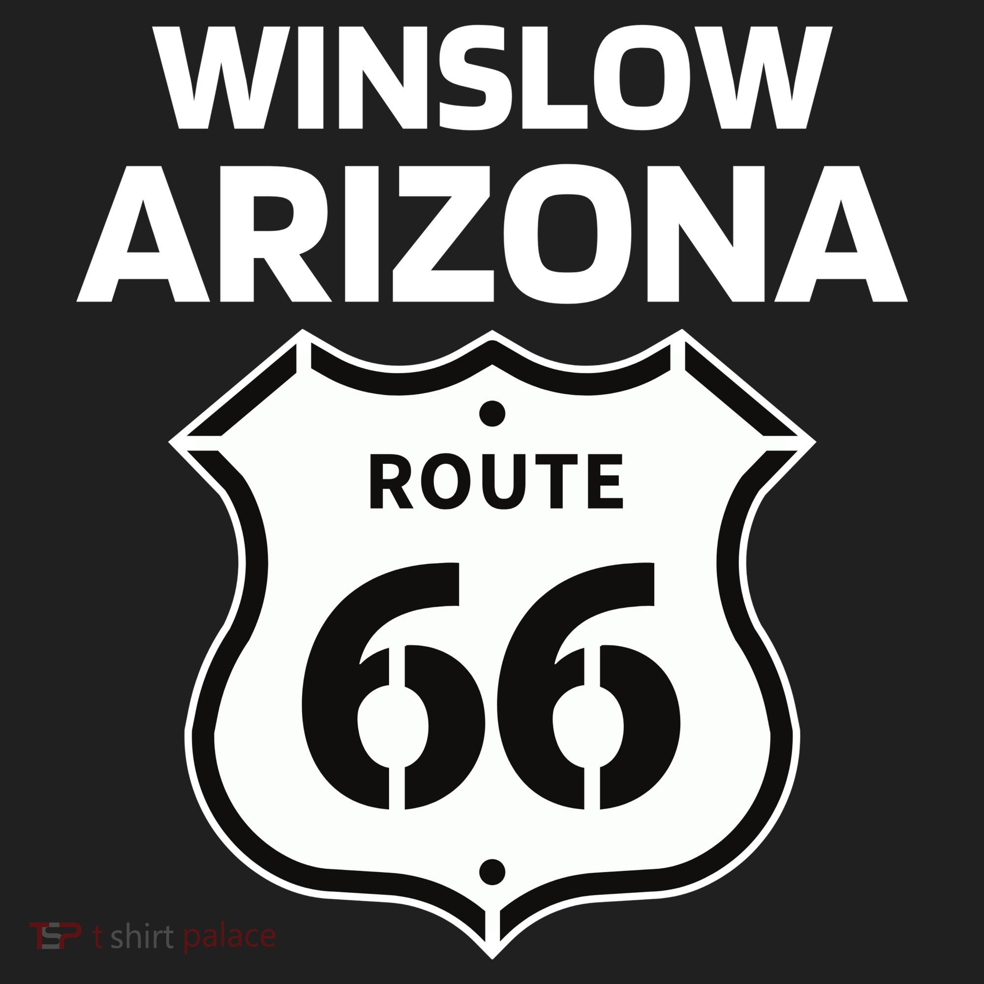Winslow Arizona Route 66 Golf Towel