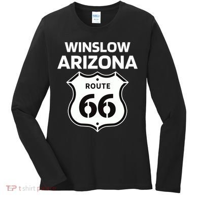 Winslow Arizona Route 66 Women's Long Sleeve Shirt