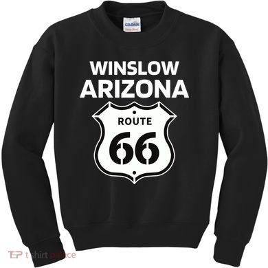 Winslow Arizona Route 66 Kids Sweatshirt