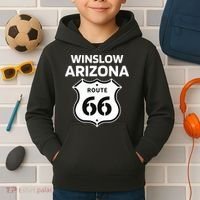 Winslow Arizona Route 66 Kids Hoodie thumb 2