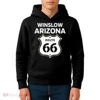 Winslow Arizona Route 66 Kids Hoodie thumb 4