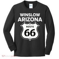 Winslow Arizona Route 66 Kids Long Sleeve Shirt thumb 0