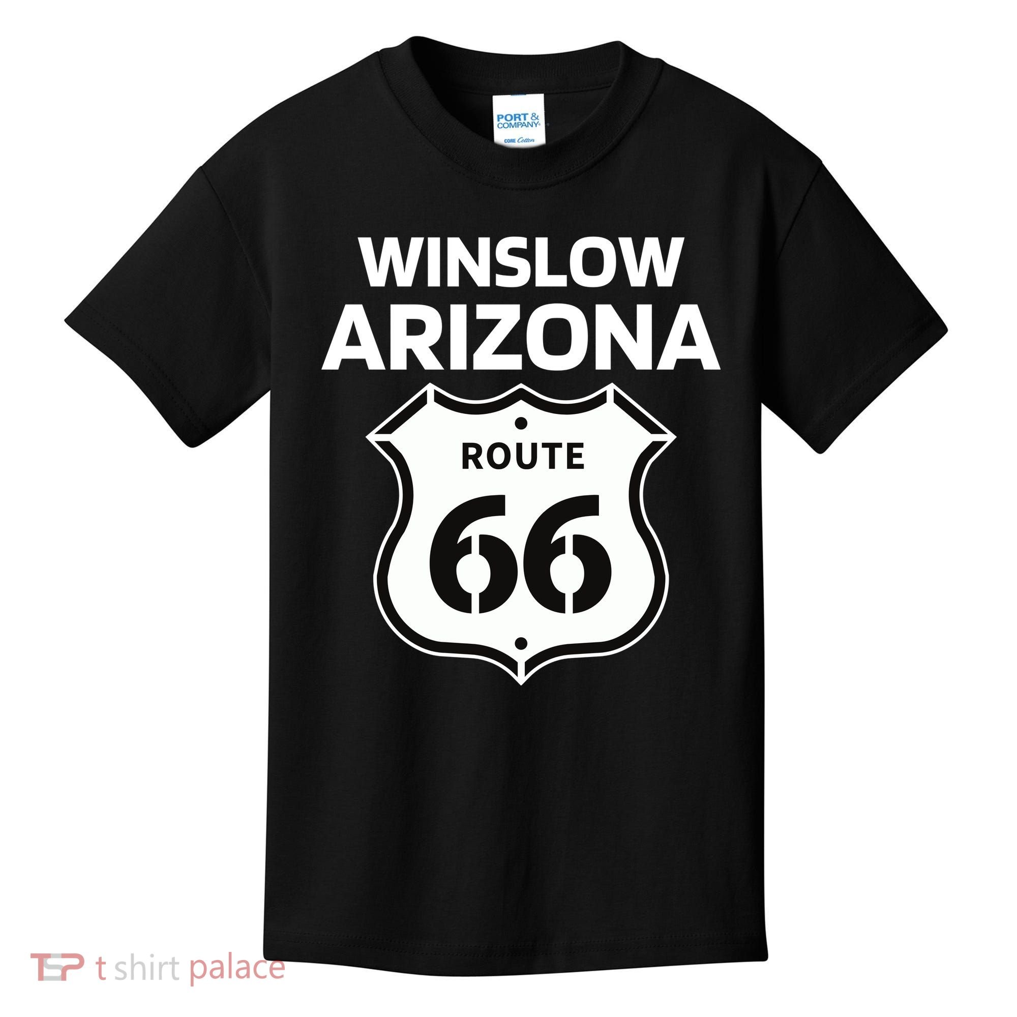 Winslow Arizona Route 66 Kids T-Shirt