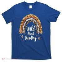 Wild About Reading Teacher Back to School Rainbow T-Shirt thumb 0