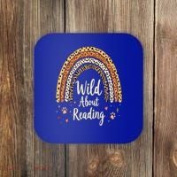Wild About Reading Teacher Back to School Rainbow Coaster thumb 0