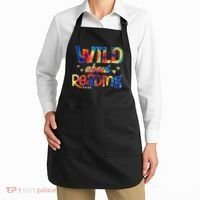 Wild About Reading Tie Dye Reading Books Funny Apron thumb 2