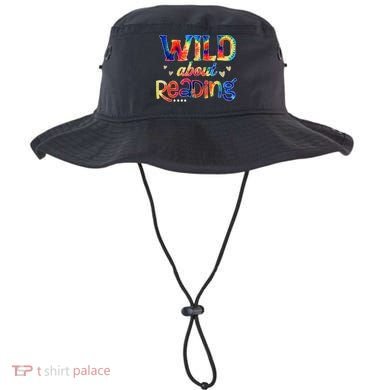 Wild About Reading Tie Dye Reading Books Funny Bucket Hat