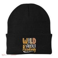 Wild About Reading Books Readers Lovers Bookworm Library Day Beanie thumb 0