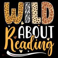 Wild About Reading Books Readers Lovers Bookworm Library Day Mousepad thumb 1