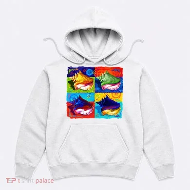 Warhol Conch Shells Hoodie