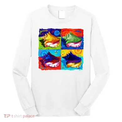 Warhol Conch Shells Long Sleeve Shirt