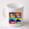 Warhol Conch Shells Coffee Mug