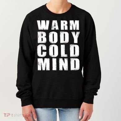 Warm Body Cold Mind Baseball Spring Training Quote Women's Sweatshirt