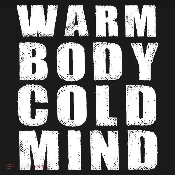 Warm Body Cold Mind Baseball Spring Training Quote Bucket Hat
