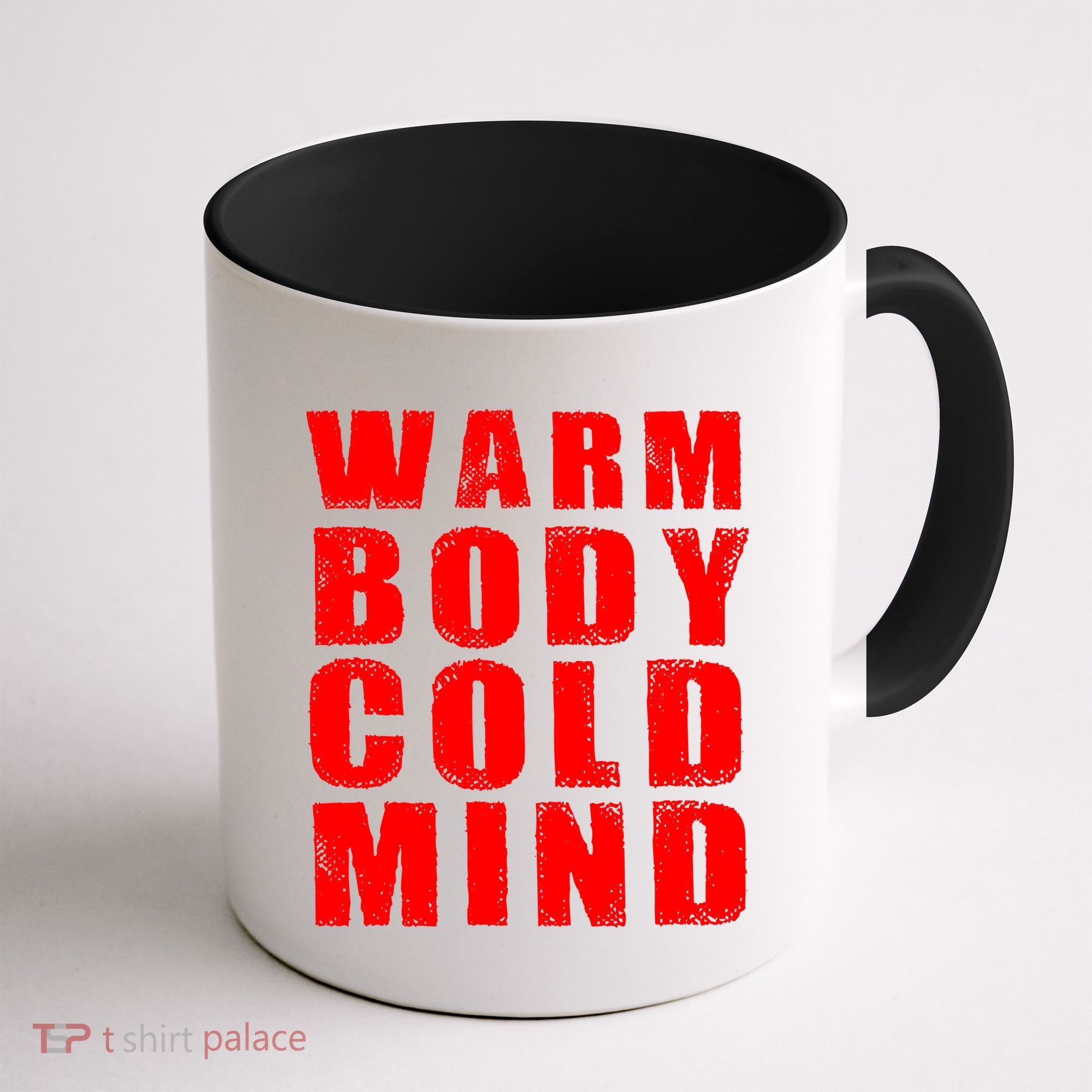 Warm Body Cold Mind Baseball Spring Training Quote Coffee Mug