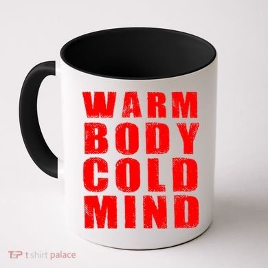 Warm Body Cold Mind Baseball Spring Training Quote Coffee Mug