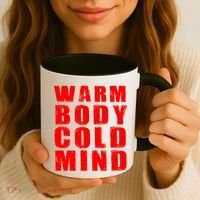 Warm Body Cold Mind Baseball Spring Training Quote Coffee Mug thumb 3