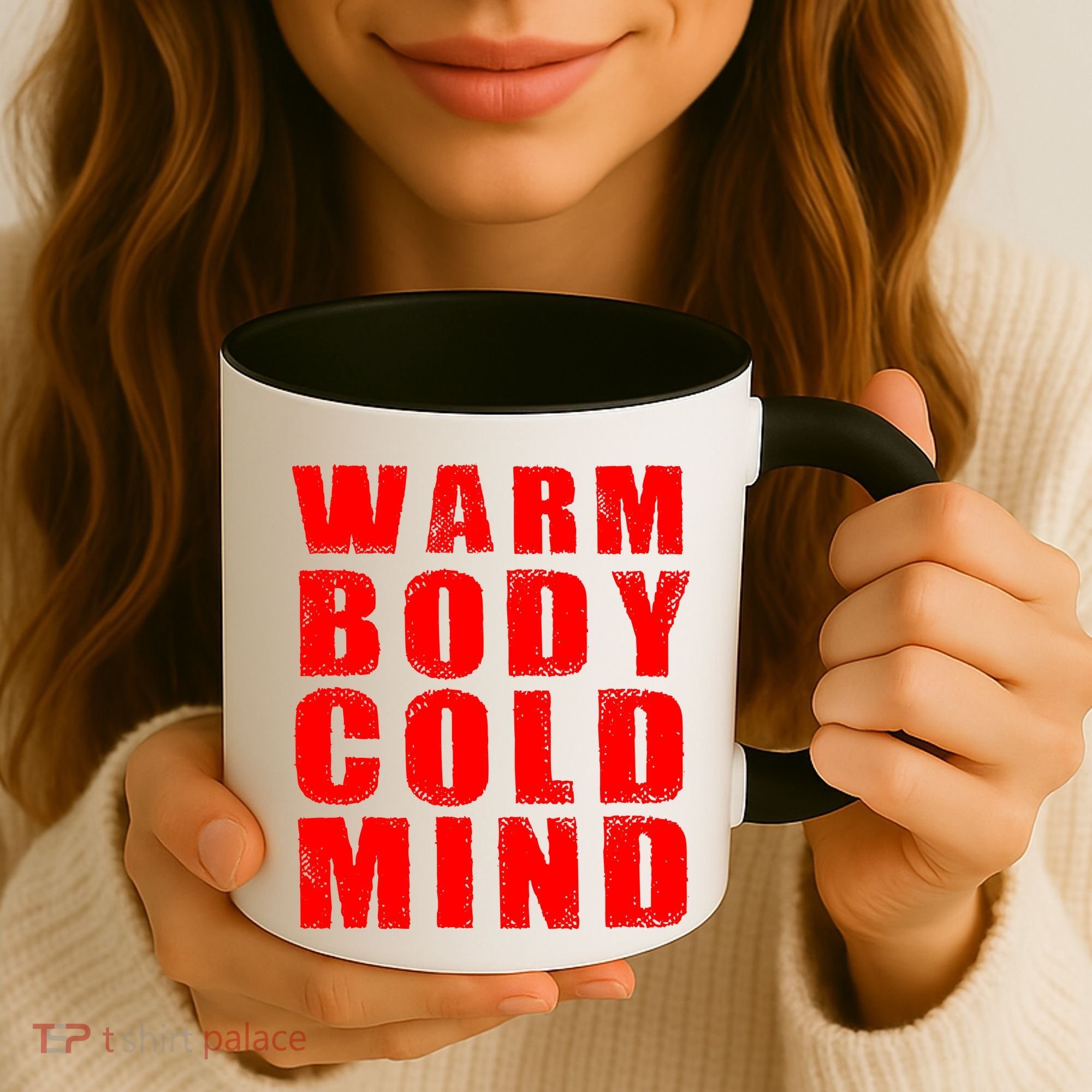 Warm Body Cold Mind Baseball Spring Training Quote Coffee Mug