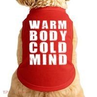 Warm Body Cold Mind Baseball Spring Training Quote Doggie Tank thumb 0