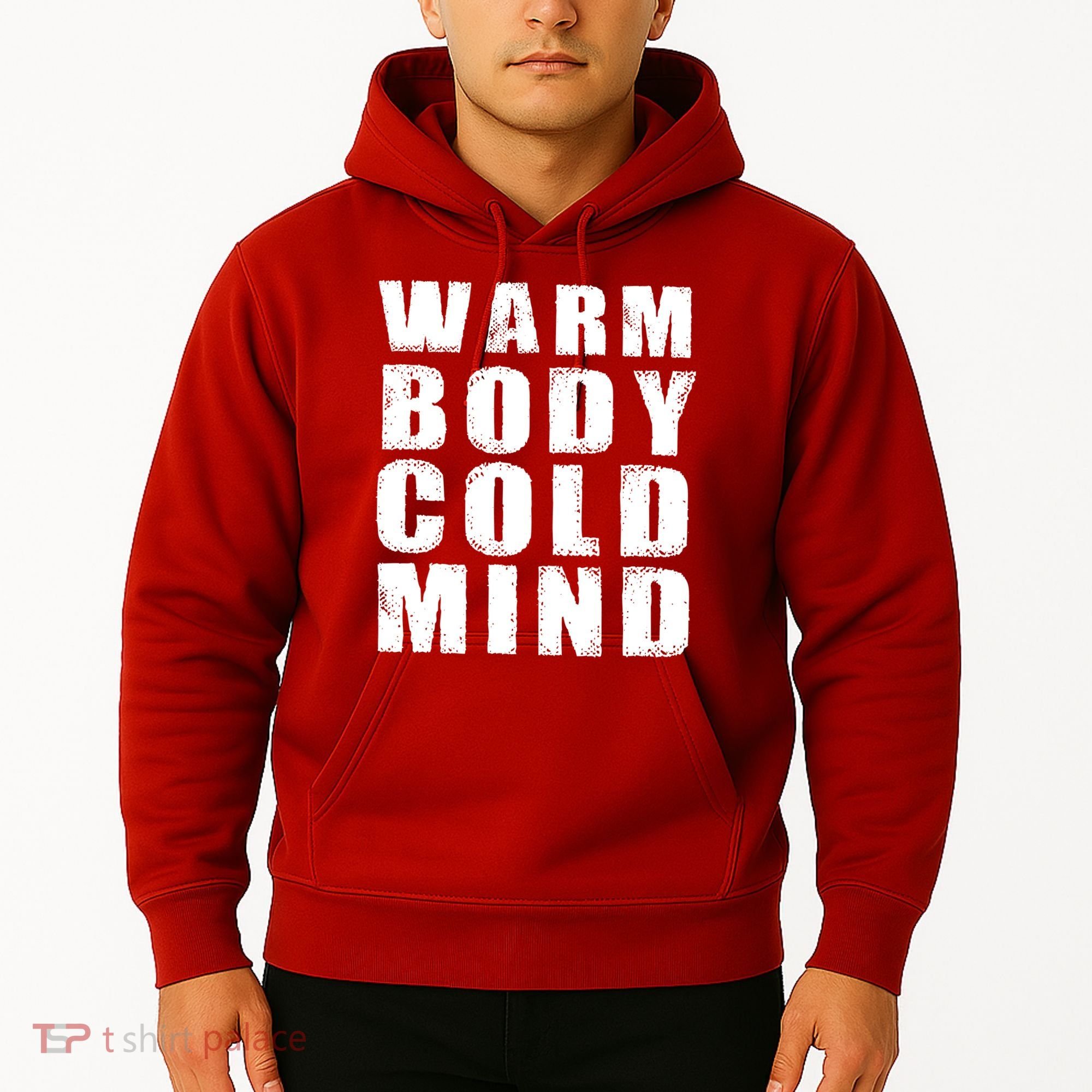Warm Body Cold Mind Baseball Spring Training Quote Hoodie