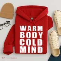 Warm Body Cold Mind Baseball Spring Training Quote Hoodie thumb 4