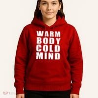 Warm Body Cold Mind Baseball Spring Training Quote Hoodie thumb 5