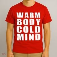 Warm Body Cold Mind Baseball Spring Training Quote T-Shirt thumb 3