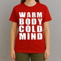 Warm Body Cold Mind Baseball Spring Training Quote T-Shirt thumb 4