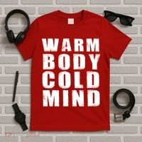 Warm Body Cold Mind Baseball Spring Training Quote T-Shirt thumb 5