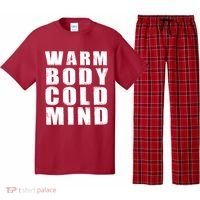 Warm Body Cold Mind Baseball Spring Training Quote Pajama Set thumb 0