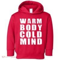 Warm Body Cold Mind Baseball Spring Training Quote Toddler Hoodie thumb 0
