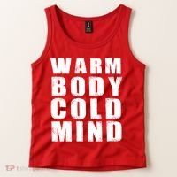 Warm Body Cold Mind Baseball Spring Training Quote Tank Top thumb 2