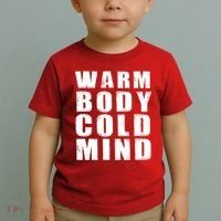 Warm Body Cold Mind Baseball Spring Training Quote Toddler T-Shirt thumb 2