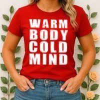Warm Body Cold Mind Baseball Spring Training Quote Women's T-Shirt thumb 2