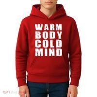 Warm Body Cold Mind Baseball Spring Training Quote Kids Hoodie thumb 4