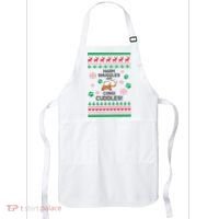 Warm Snuggles And Corgi Cuddles Ugly Sweater Apron thumb 0