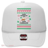 Warm Snuggles And Corgi Cuddles Ugly Sweater Hat thumb 0