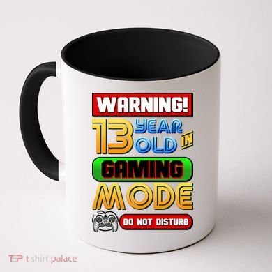 Warning 13 Year Old In Gaming Mode Birthday Coffee Mug