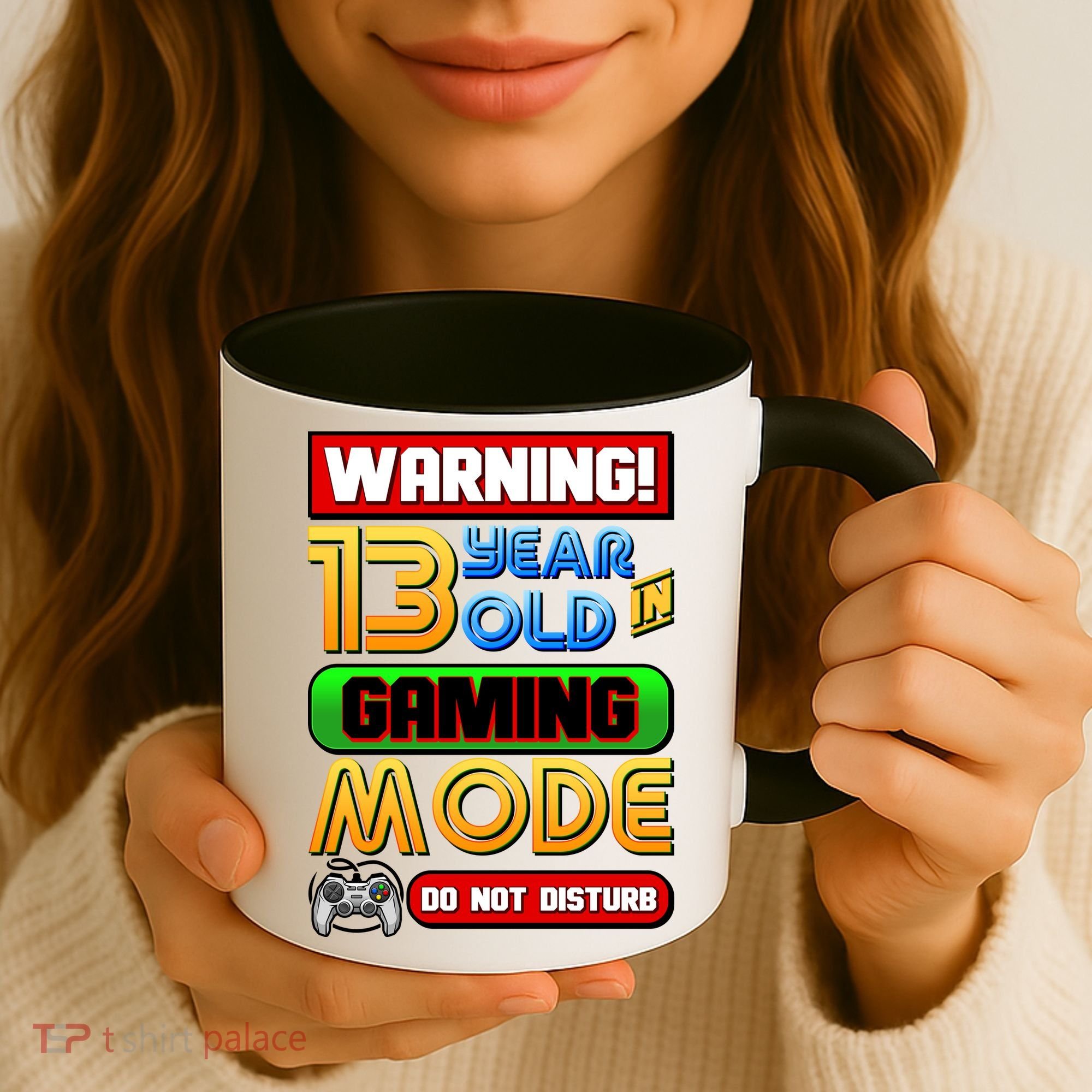 Warning 13 Year Old In Gaming Mode Birthday Coffee Mug