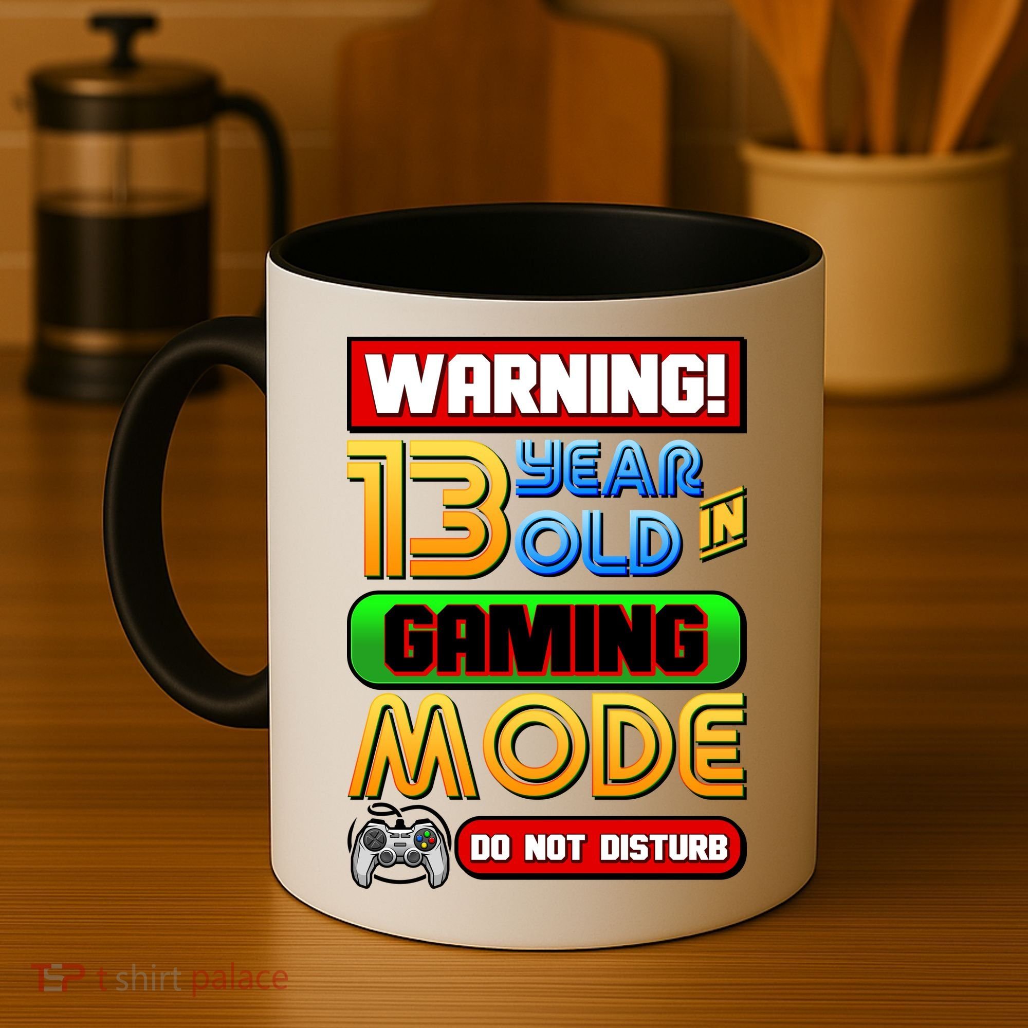 Warning 13 Year Old In Gaming Mode Birthday Coffee Mug