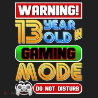 Warning 13 Year Old In Gaming Mode Birthday Tumbler thumb 3