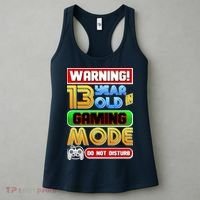 Warning 13 Year Old In Gaming Mode Birthday Women's Tank Top thumb 3
