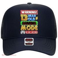Warning 13 Year Old In Gaming Mode Birthday Hat thumb 0