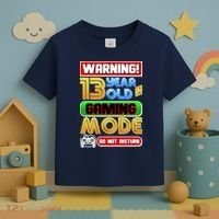 Warning 13 Year Old In Gaming Mode Birthday Toddler T-Shirt thumb 3