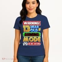Warning 13 Year Old In Gaming Mode Birthday Women's T-Shirt thumb 4